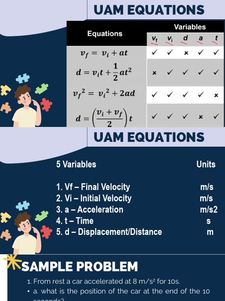 L2 UAM Equations | PDF