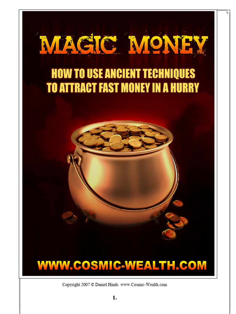 Magic Money | PDF | Law Of Attraction (New Thought) | Knowledge