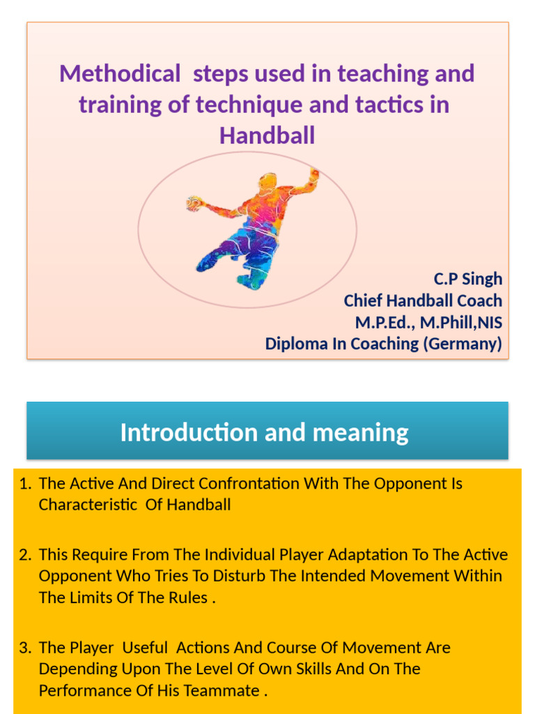 Methodical Steps to Improve Handball | PDF