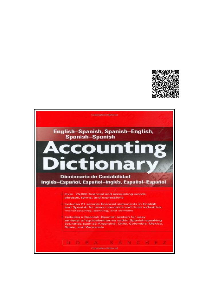Accounting Dictionary Nora Sánchez | PDF | Cost Of Living | Business