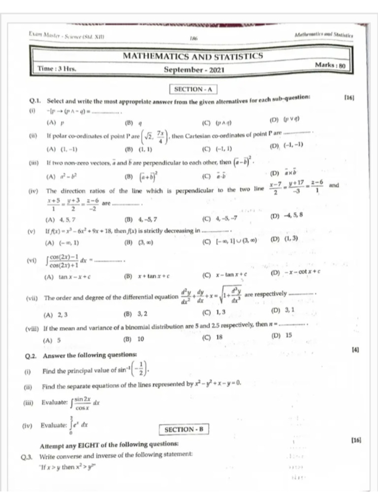 Maths 21 | PDF