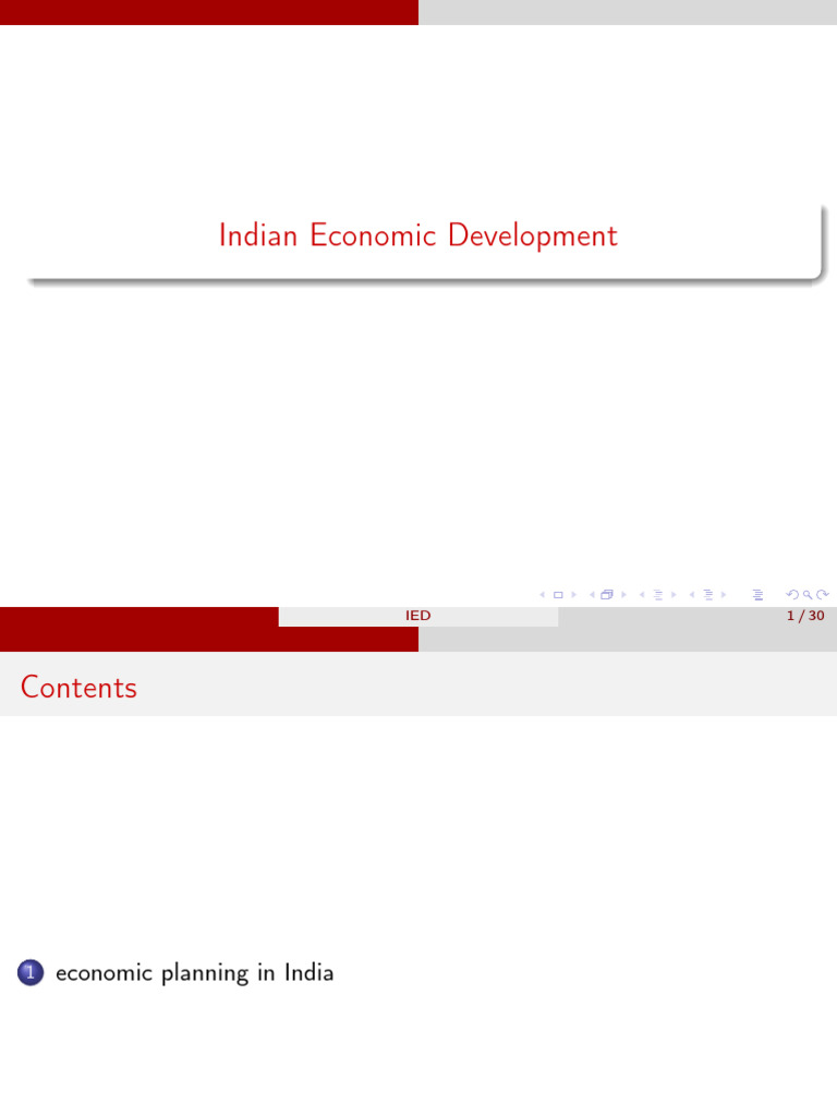 Overview of Economic Planning in India | PDF | Economic Planning ...