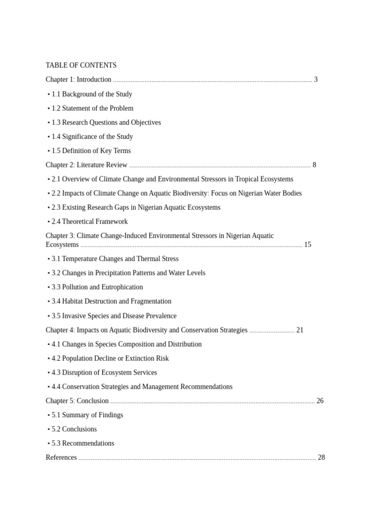 My Work | PDF | Climate Change | Biodiversity