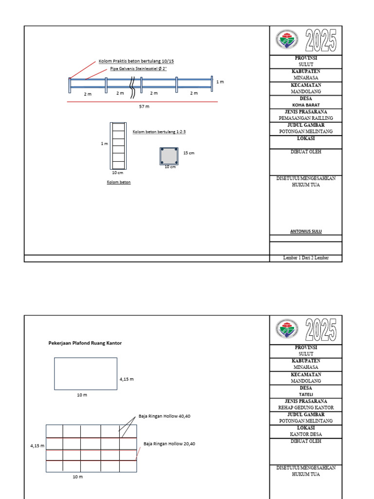 Railing (Perubahan) | PDF