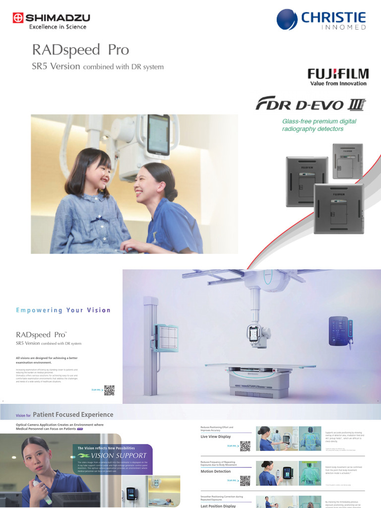 RADspeed SR5 With Fuji D-EVO | PDF | X Ray | Radiography