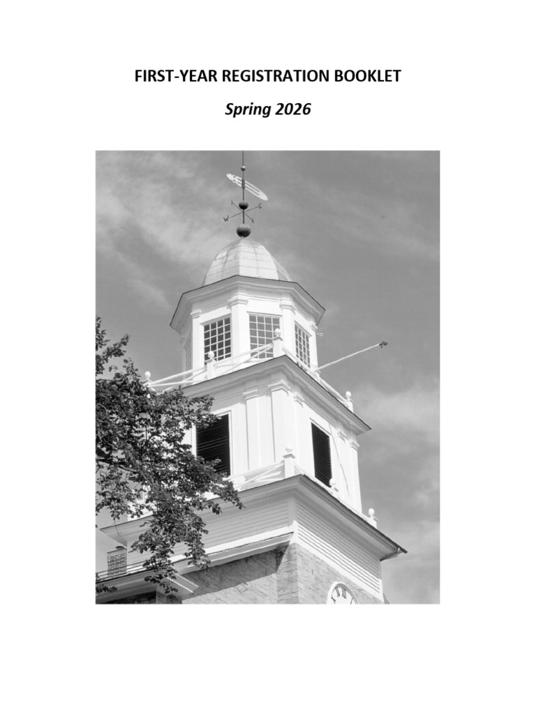 Spring 2026 FYSE Booklet | PDF | Advanced Placement | Mathematics