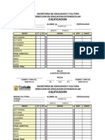 FORMATO CALIFICACION