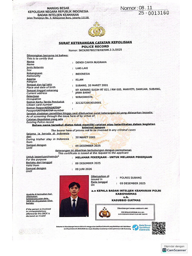 SKCK | PDF