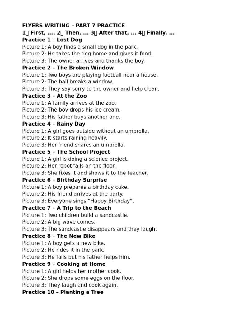Part 7 - Practice | PDF