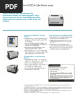 HP LaserJet CP1525 Manual