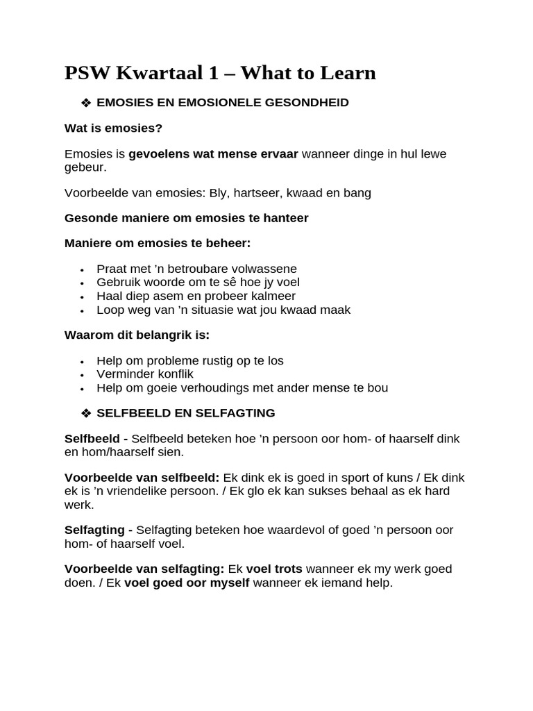 What To Learn PSW | PDF