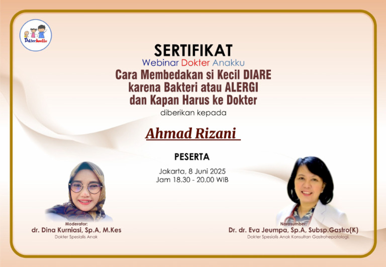 08 Juni 2025 Cara Membedakan Si Kecil Diare Karena Bakteri Atau Alergi ...