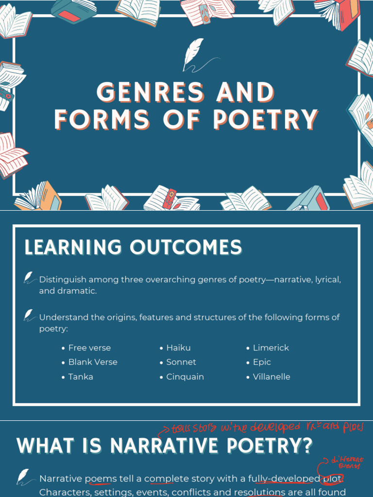 Poetry Forms and Genres | PDF | Poetry | Metre (Poetry)