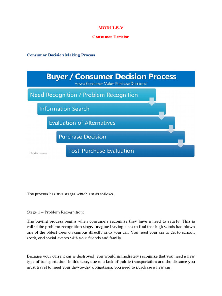 Consumer Behaviour MODULE-V | PDF | Consumer Protection | Marketing