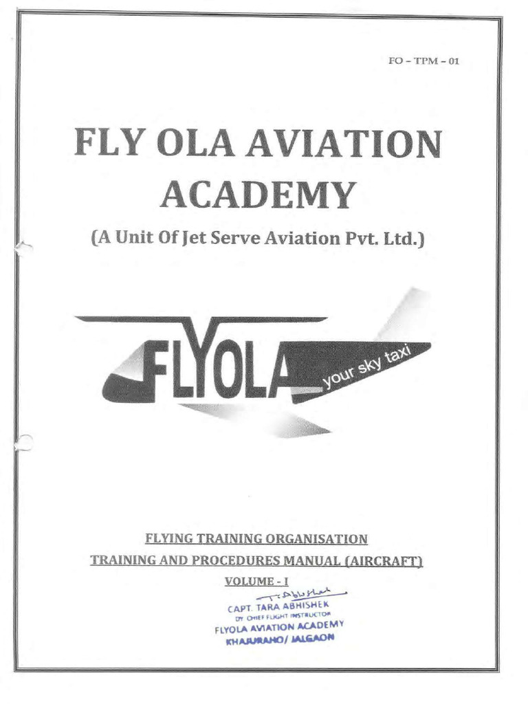 Flyola TPM Searchable | PDF | Flight Instructor | Federal Aviation ...