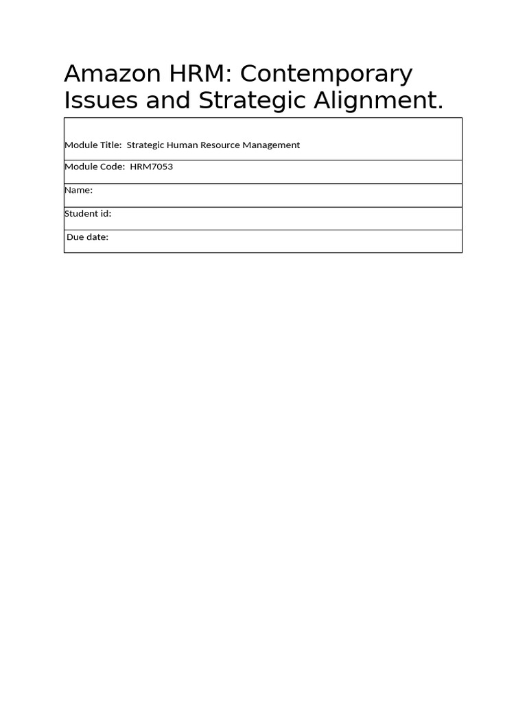 Amazon | PDF | Employment | Employee Retention