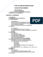 Derecho de Las Obligaciones Civiles