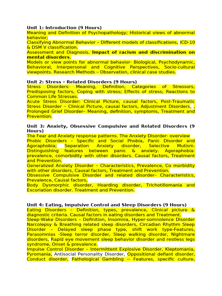 MPHIL | PDF | Mental Disorder | Anxiety