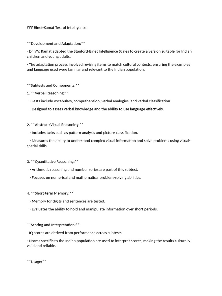 Intelligence Tests | PDF | Intelligence Quotient | Intelligence