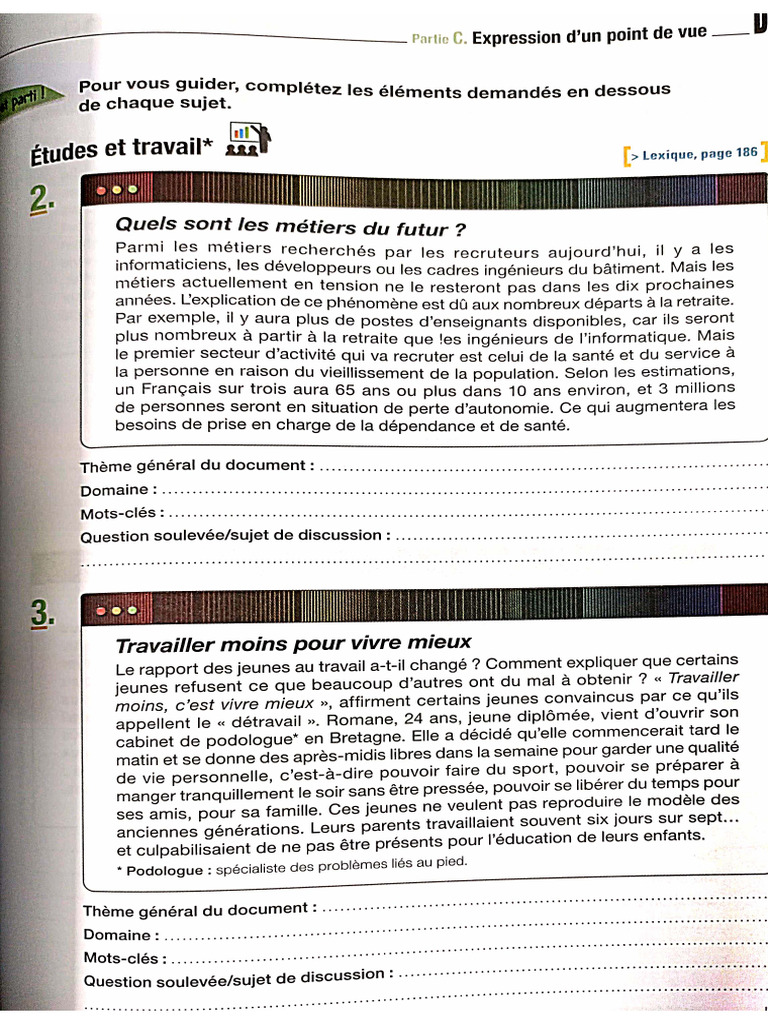 PO 3ème Partie, Sujets d Expression d'Un Point d Vue (3) (1) | PDF