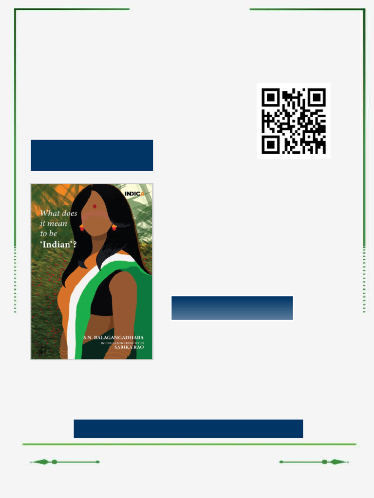 What Does it Mean to be Indian First Edition Sarika Rao ebook ...