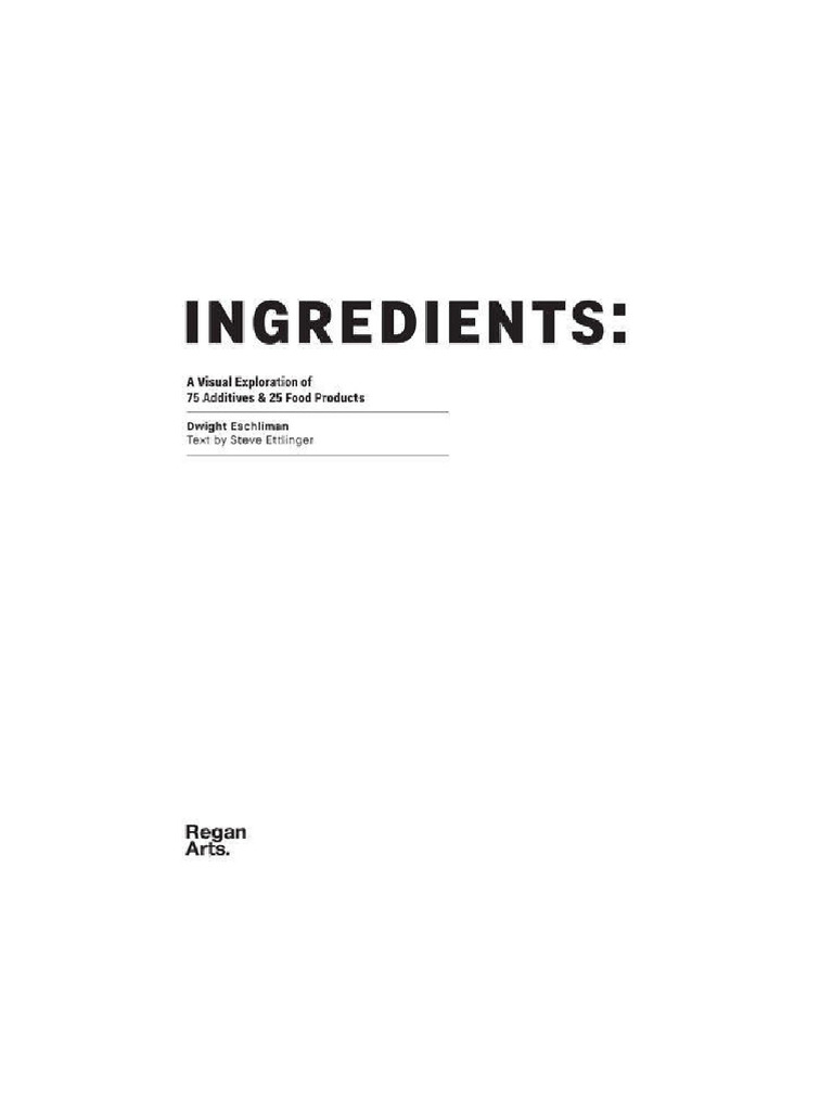 Ingredients | PDF