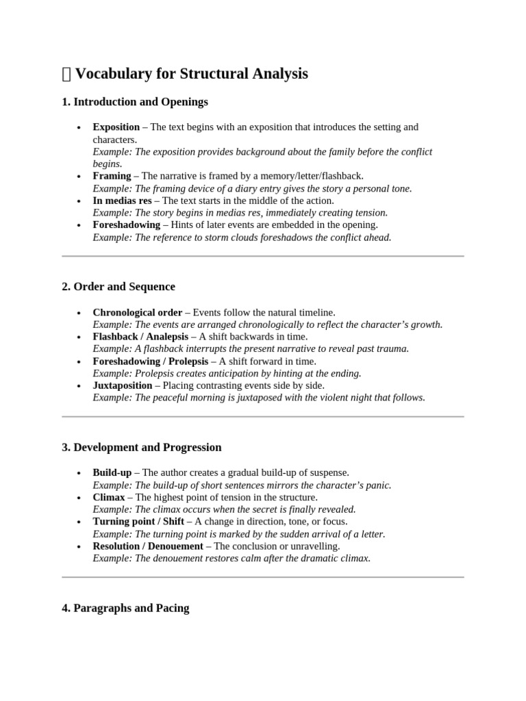 Structural Analysis of Text | PDF | Narrative | Style (Fiction)