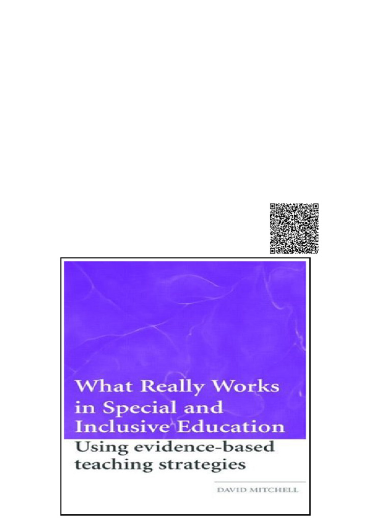 What Really Works in Special and Inclusive Education Using Evidence ...