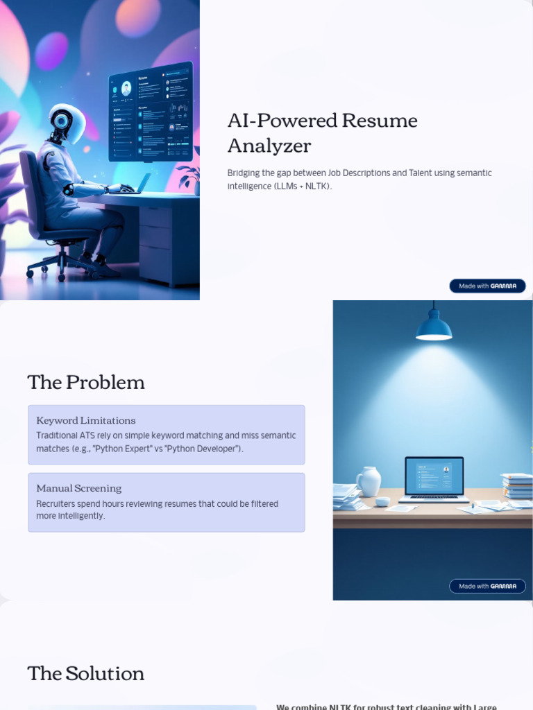 AI Powered Resume Analyzer | PDF | Résumé | Python (Programming Language)