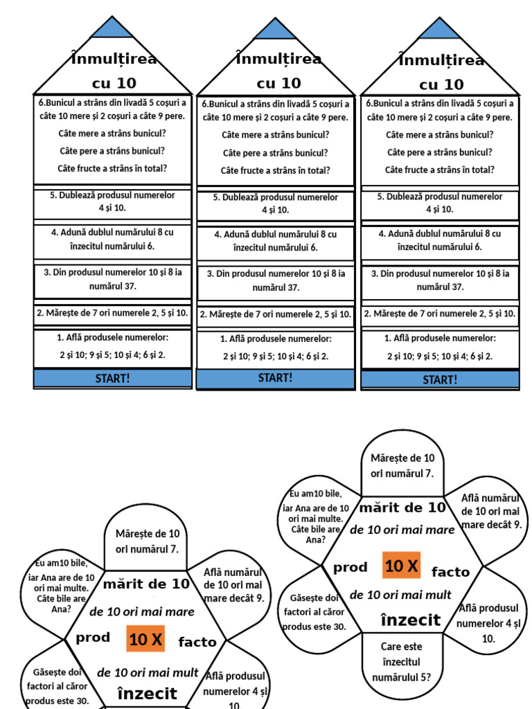M95 - Inmultirea Cu 10 | PDF