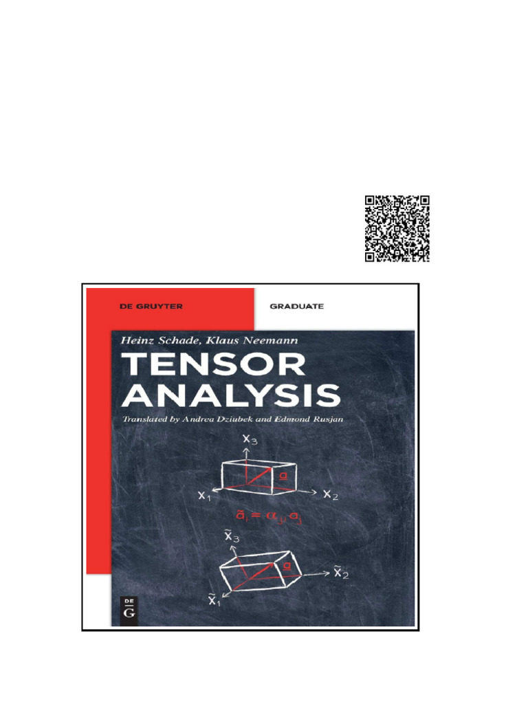 Tensor Analysis 1st Edition Heinz Schade | PDF | Matrix (Mathematics ...
