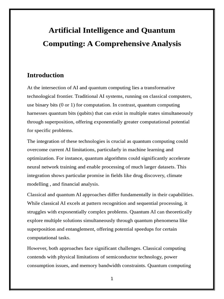 Quantum Systems | PDF | Quantum Computing | Artificial Intelligence