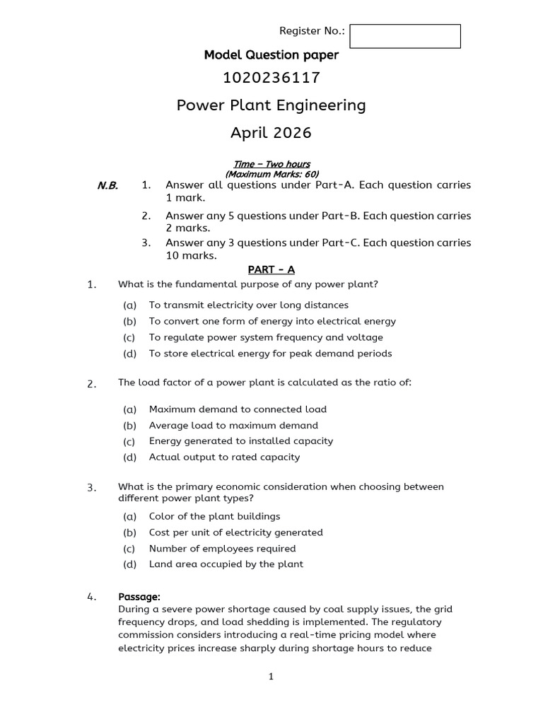 Model QP A2026 | PDF | Nuclear Fuel | Power Station