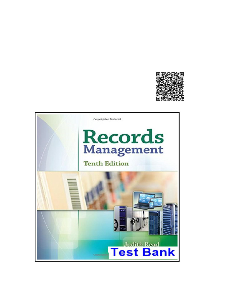 Records Management 10th Edition Read Test Bank | PDF | Jesus | Ten Commandments