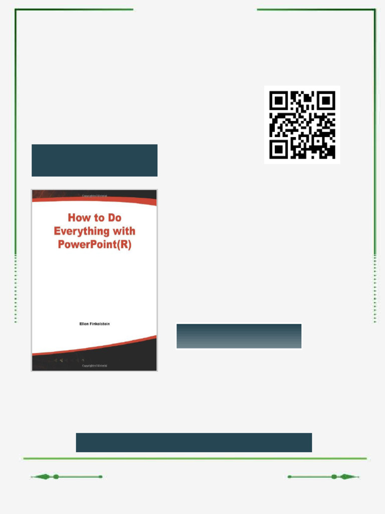 How To Do Everything With PowerPoint R 1st Edition Ellen Finkelstein ...