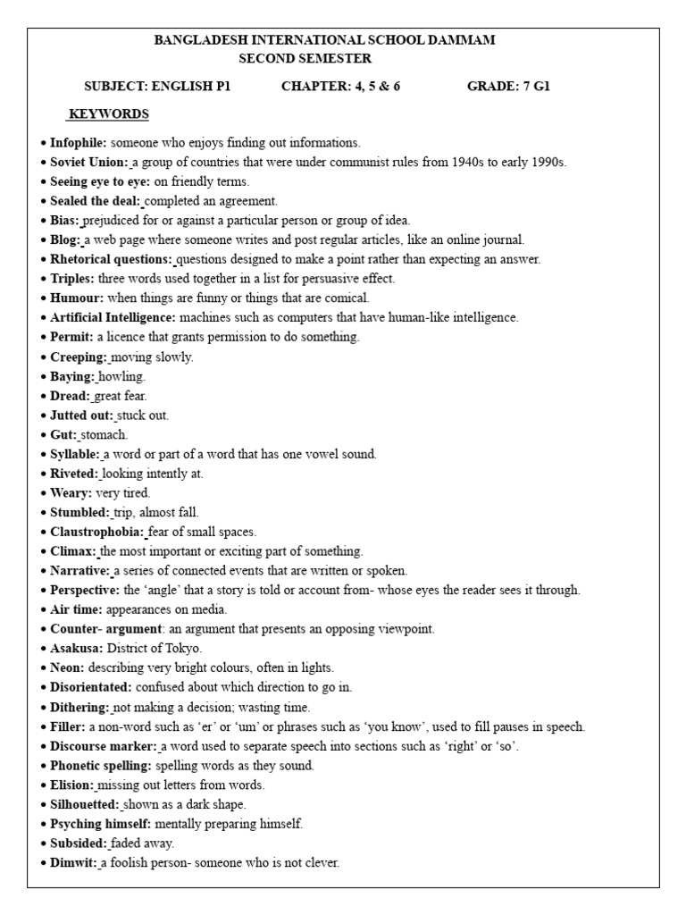 English p1 Second Sem Whole Chapter | PDF | Hero