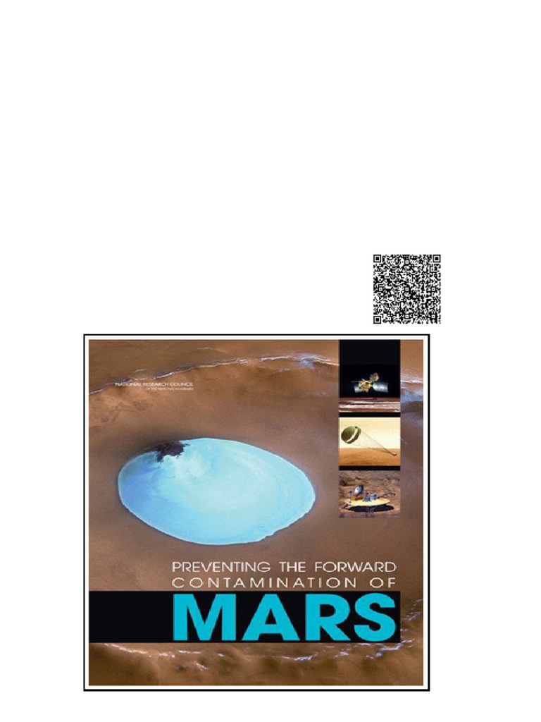 Preventing the Forward Contamination of Mars Committee On Preventing ...