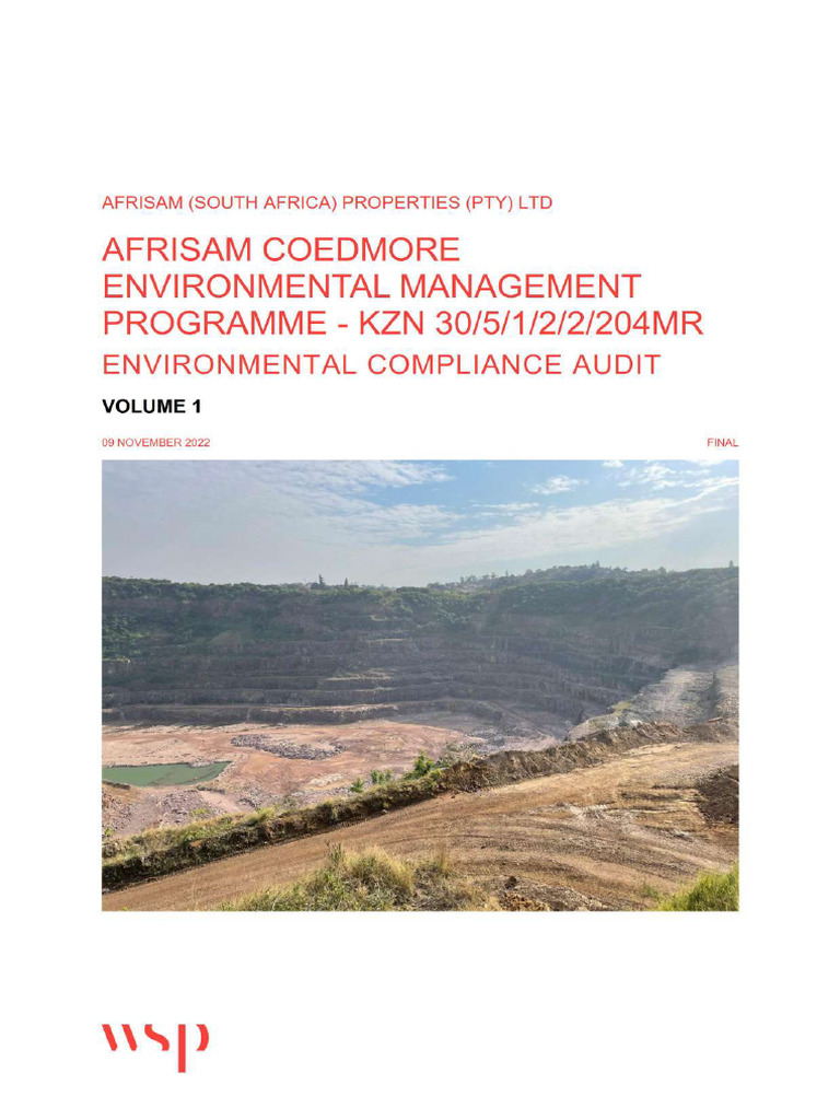 Afrisam Coedmore EMPR Audit | PDF