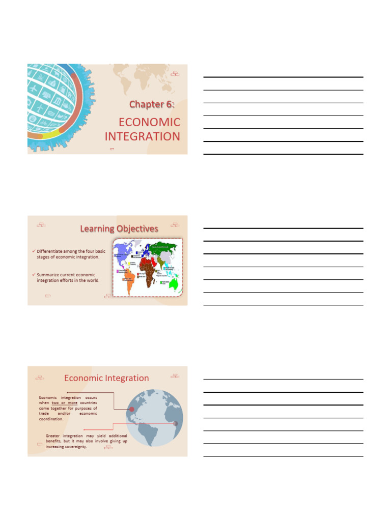 Chap6 Economic Integration | PDF | Euro | Free Trade Area