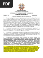 Download August General Orders 2012 Dept of Mo VFW by MoVFW SN101278882 doc pdf