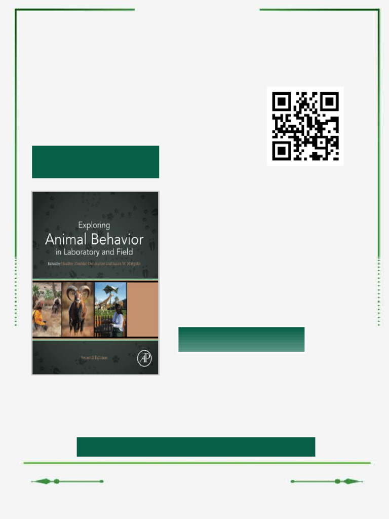 Ebookmeta - Com/?p 14022: Exploring Animal Behavior in Laboratory and ...