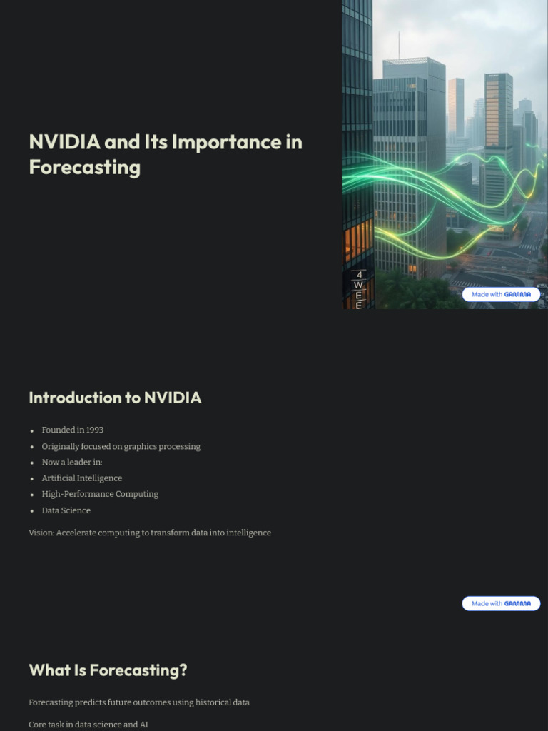 NVIDIA and Its Importance in XXXX | PDF | Graphics Processing Unit ...