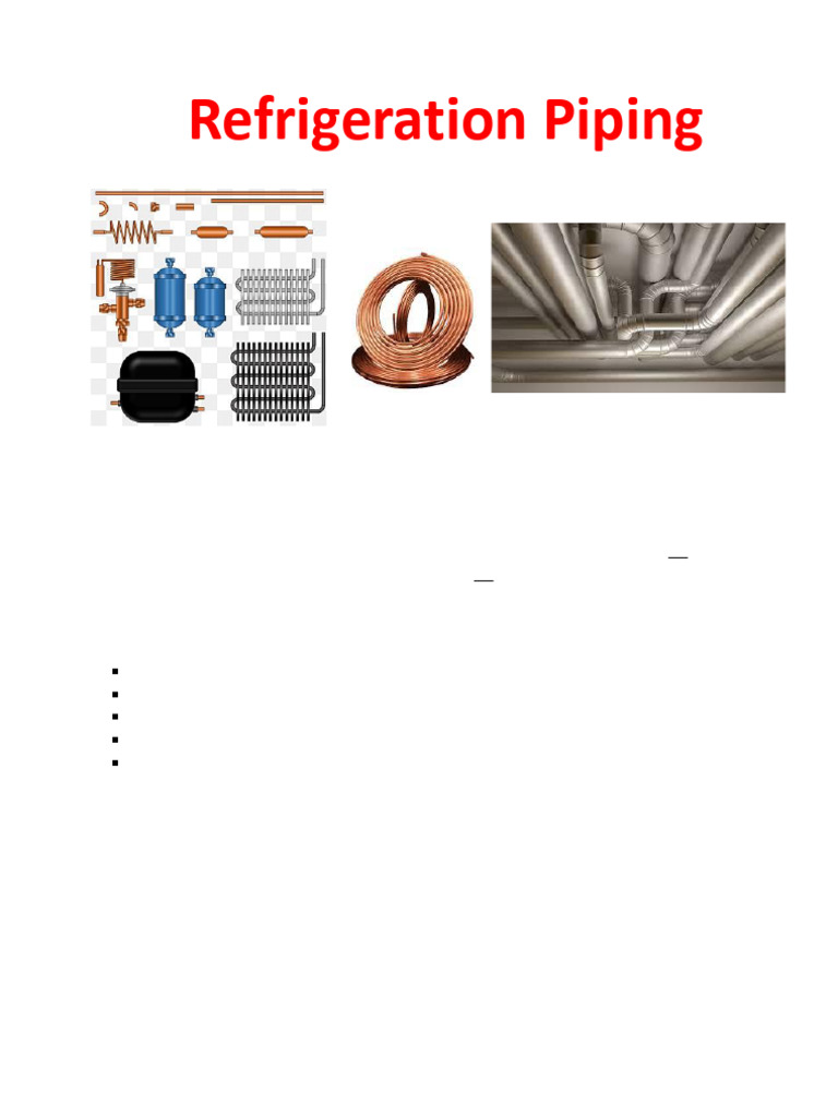 Refrigeration Piping | PDF | Mechanical Engineering | Temperature