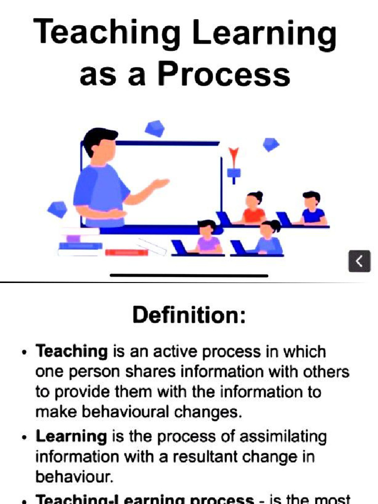 Teaching Learning Process | PDF