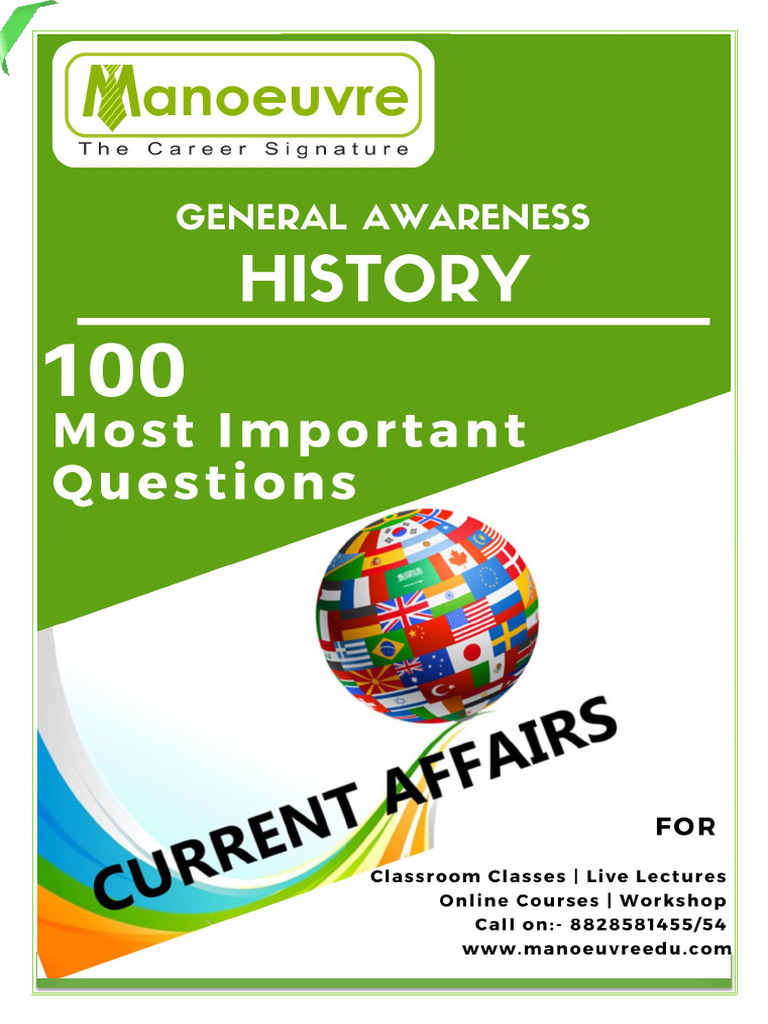 100 History Question | PDF | British India | Indian Nationalism