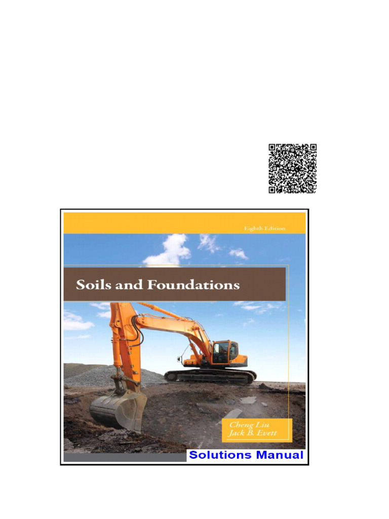 Soils and Foundations 8th Edition Liu Solutions Manual | PDF | King ...