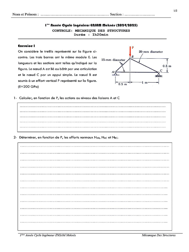 Test Mds 2024-2025 Barabas | PDF