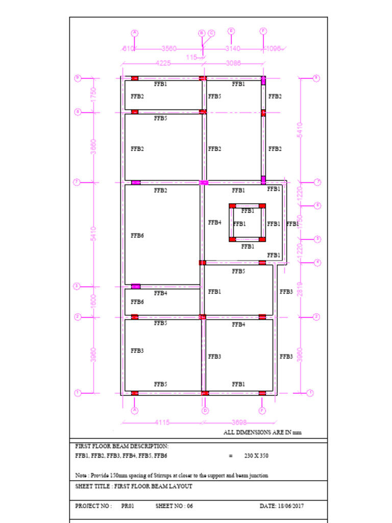 Ce Building Ff Beam Detail | PDF