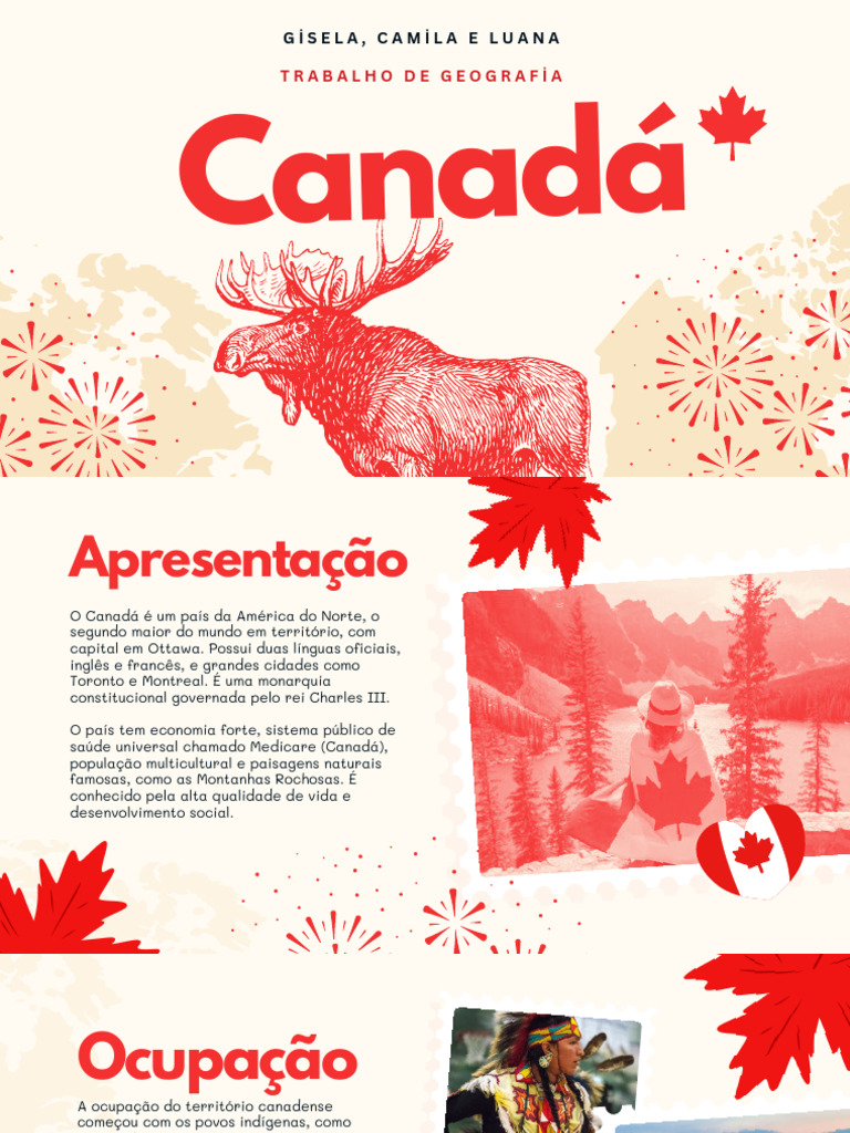 Canada Introduction Presentation | PDF | Canadá | Cidade