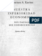 Nuestra Inferioridad Económica - Francisco Antonio Encina